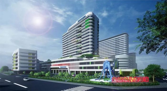 盐城市儿童医院建筑外观